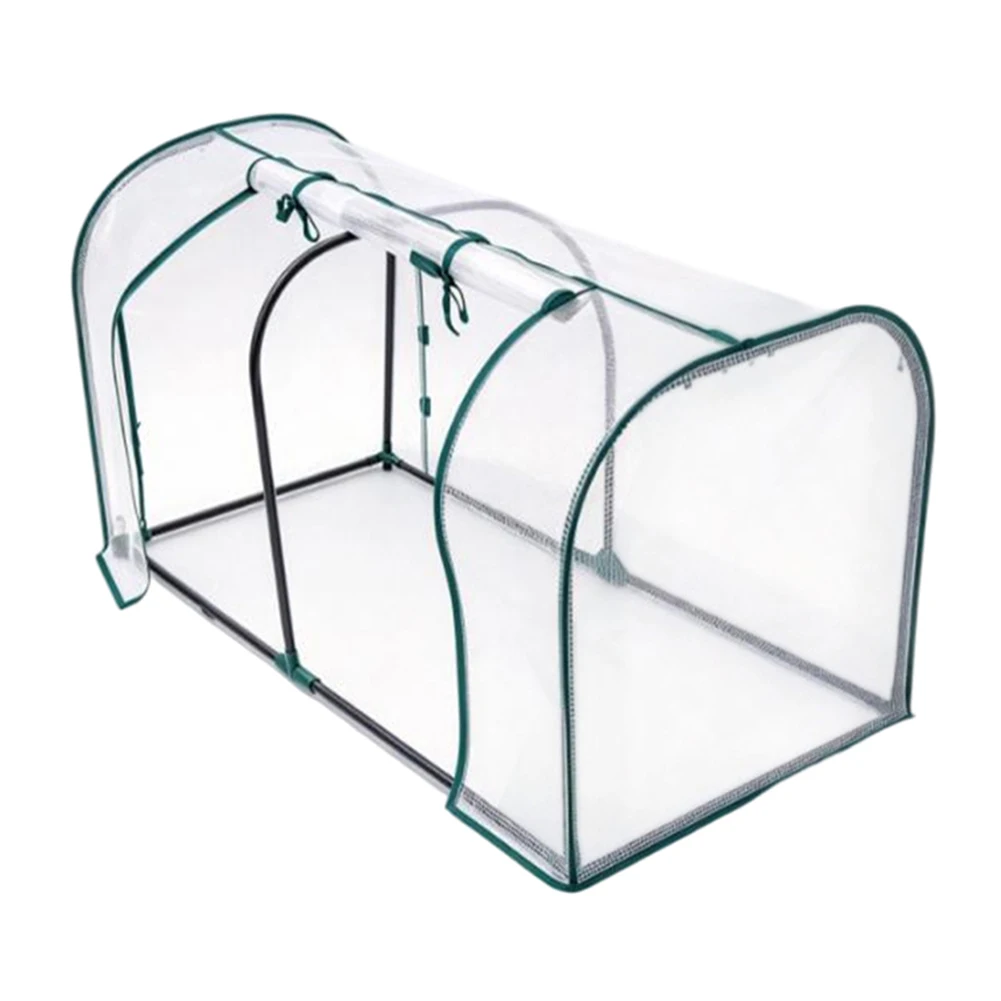 Roll-Up Zipper Greenhouse Cover for Raised Garden Beds and Plant Stands Supporting Vegetable Herb Flower Cultivation