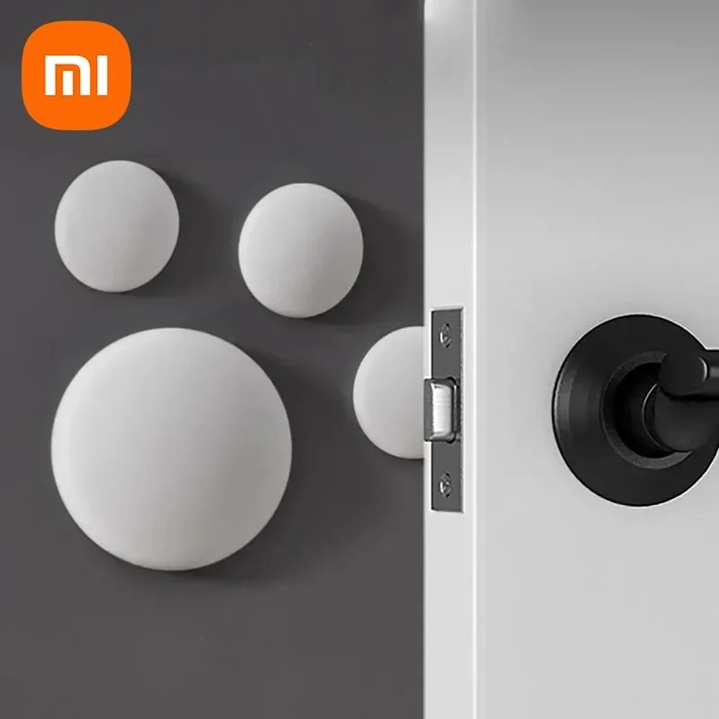 Mijia Xiaomi Silicone Crash Pad Home Anti-collision Strong Sticky Door Back Handle Bumper Touch Refrigerator Sucker Foot Pad Mi