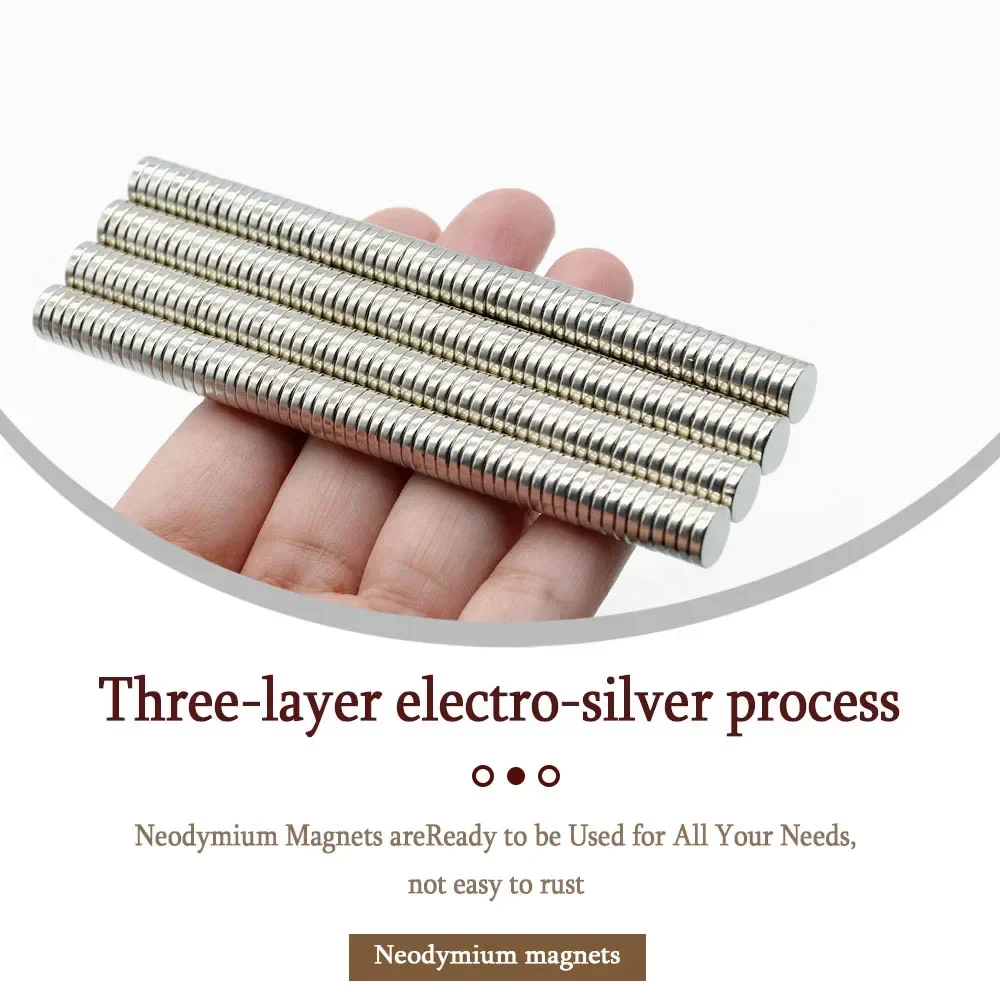 8mmx2mm Super Strong Round Neodymium Magnet Powerful Magnets N35 small Permanent Magnetic NdfeB Refrigerator Magnet 8x2