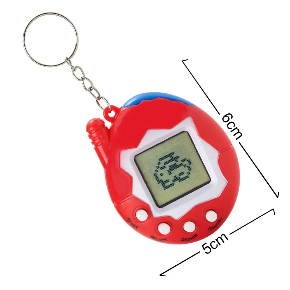 2 Packs couleur aléatoire enfants Kid Virtual Pet Handheld Training Game Electronic Mini Pet Machine