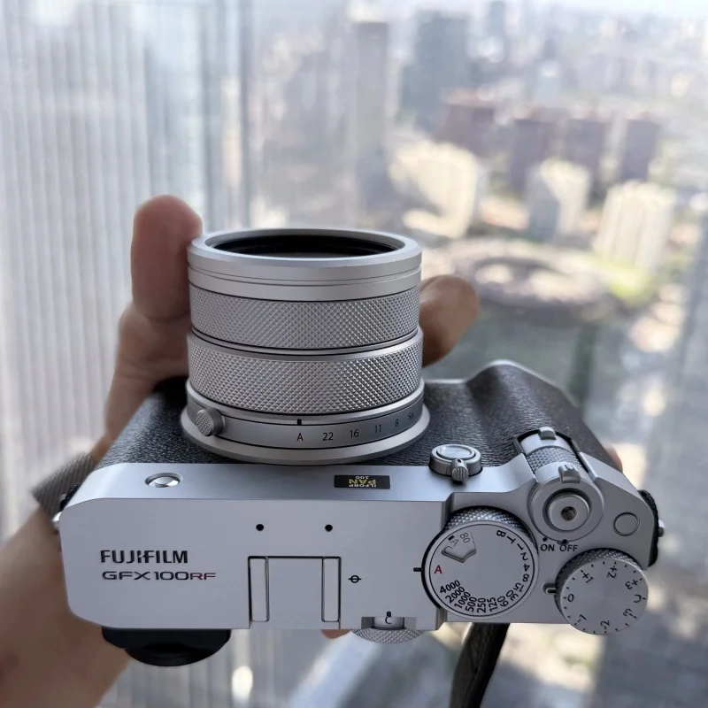 

Декоративное кольцо объектива специально разработанное для Fujifilm GFX100RF с металлической крышкой
