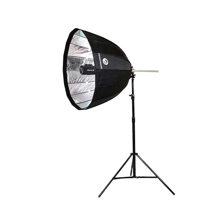 

Cononmark professional indirect deep parabolic umbrella softbox with two white diffuses