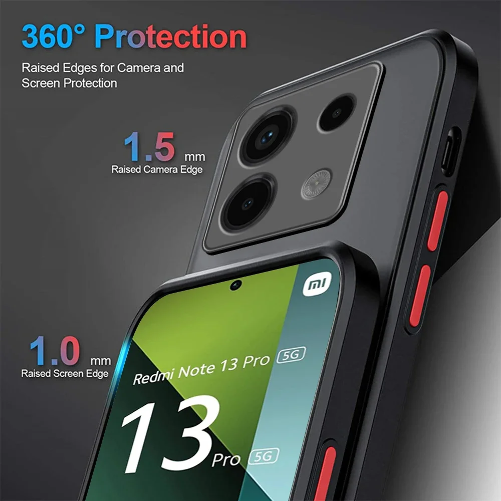 Liquid Armor Case für Xiaomi Redmi Note 13 14 12 11 10 9 Pro Plus Hard PC Cover auf Redmi Note 13 Pro 5G Funda – Detail 3