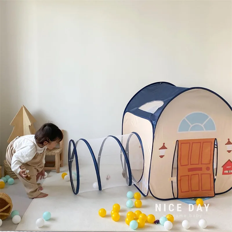 Baby Tent Funny Ocean Balls Pool Sport Toys for Kids Play Games House Indoor Children's Secret Base Playtent