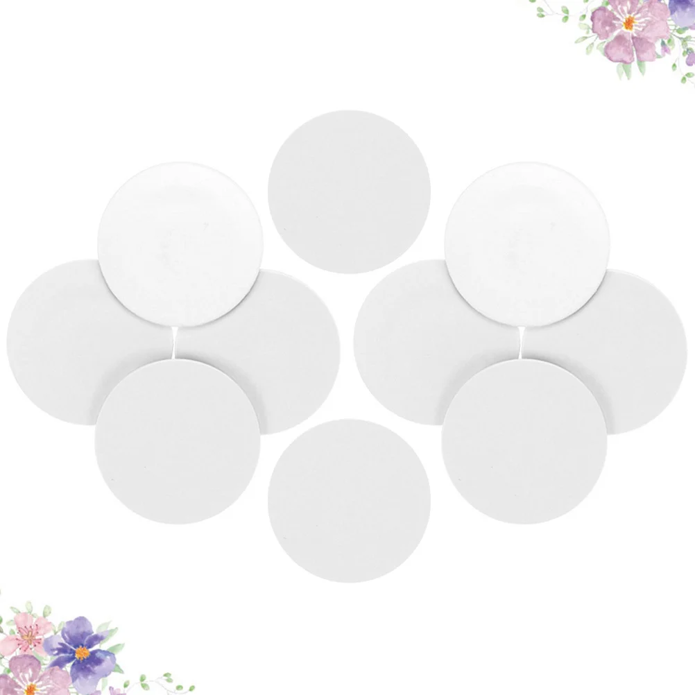 20pcs Ntag215 Nfc Tag Sticker Blank Round White 25Mm For Smart Door Lock Attendance Tracking Automation Craft