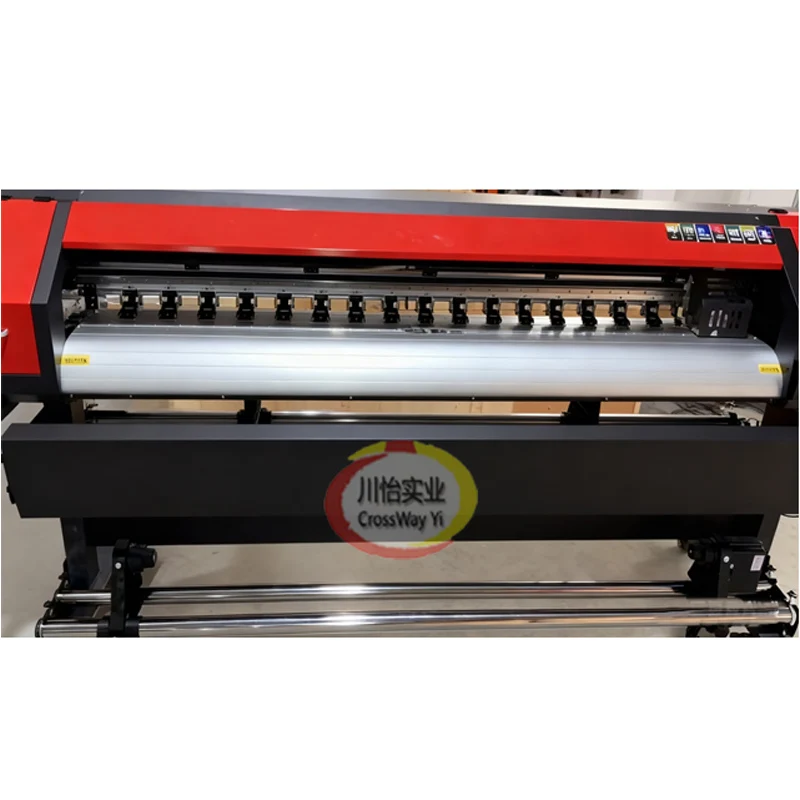 

High Speed Dual Head Eco Solvent Printer Fast Banner Printing Machine 1.8m Two XP600 I3200 From CrossWay Yi