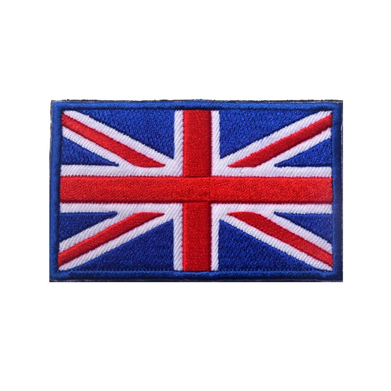 National Hook and Loop Embroidery Patches Fag Badges France Holland Portugal Germany Czech Belgium Scotland Poland Croatia