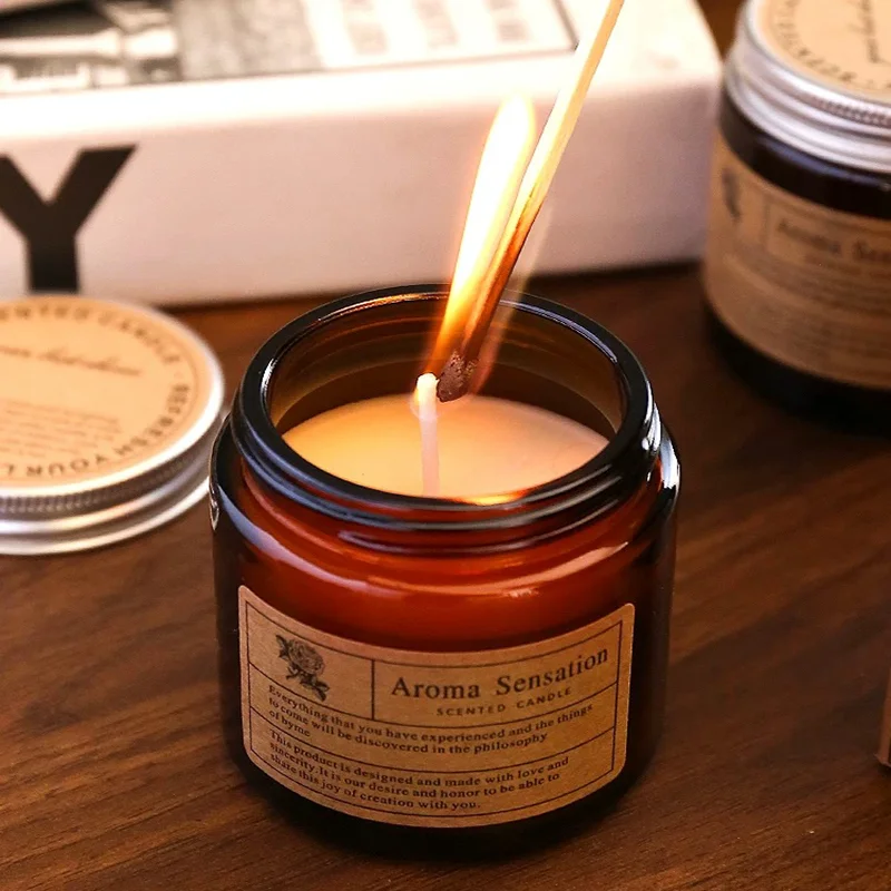 Scented Candles Smokeless Soy Candle Essential Oil Aromatic Candle Luxury Decoration Candle Wedding Gifts Party Home Decoration