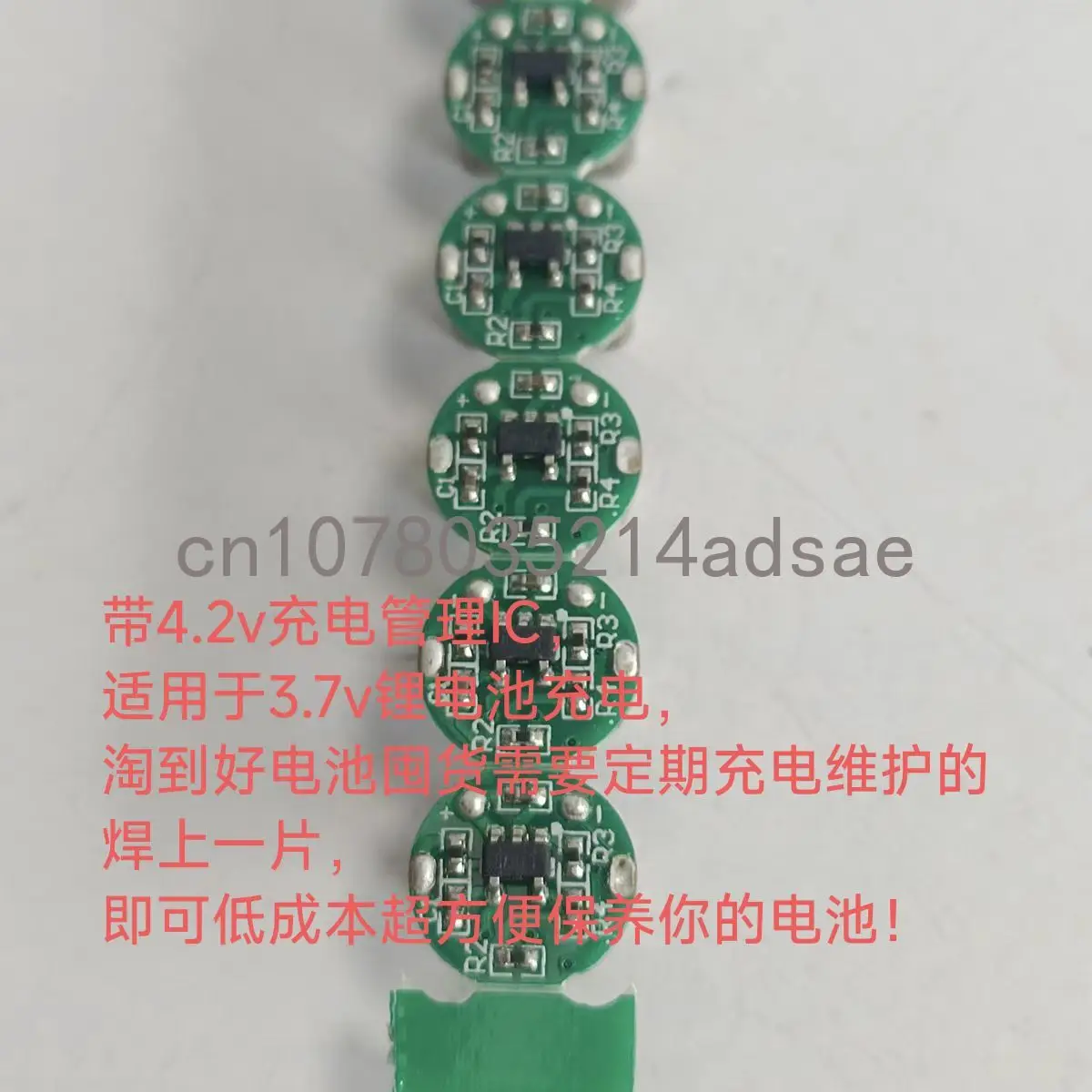 Type-c c port female seat 5v to 4.2v lithium battery charging board, with lamp LTH7R lithium battery charging ic
