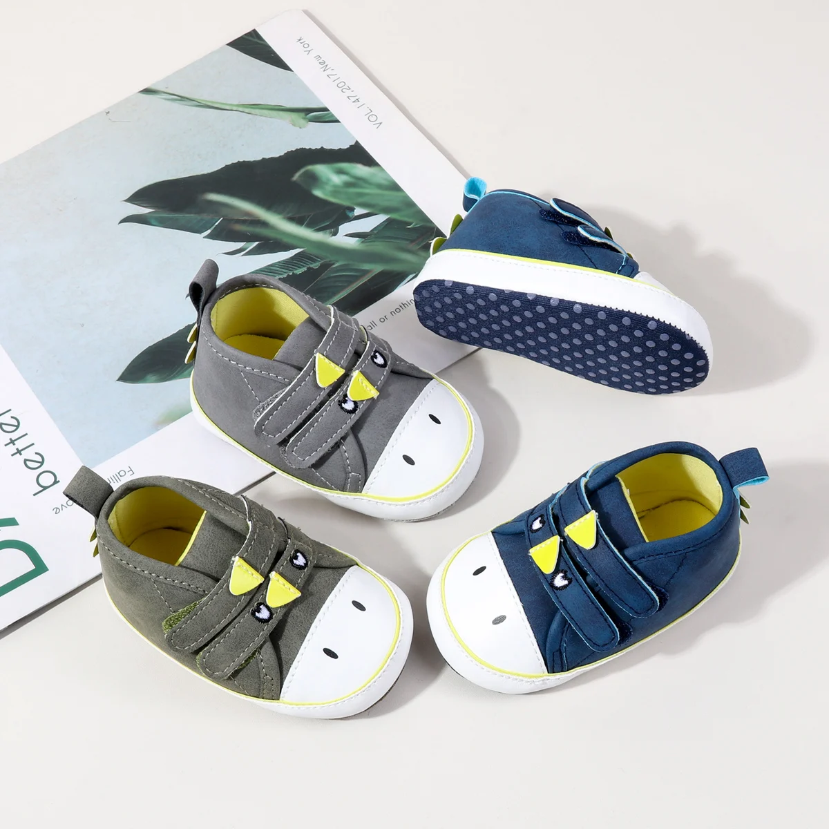 Heiß begehrte Babyschuhe für Jungen und Mädchen, niedliches Design für 0-1 Jahre, Frühling und Herbst, weich und bequem