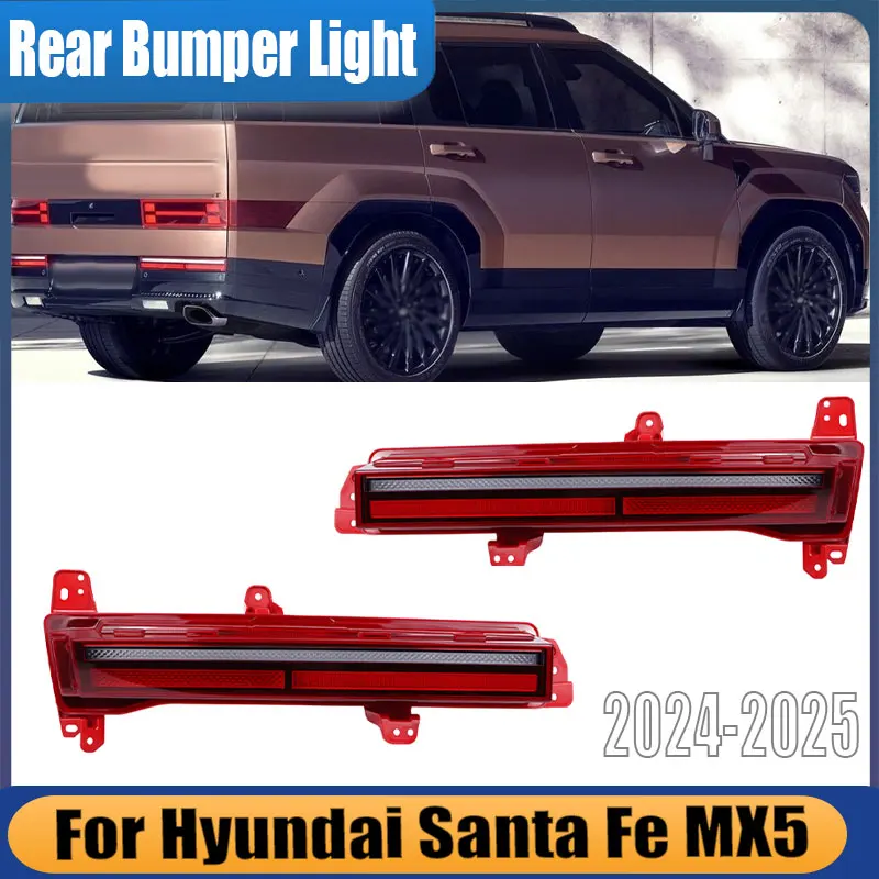 For Hyundai Santa Fe MX5 2024-2025 Rear Bumper Light Reverse Light Turn Signal Rear Bumper Light Assembly 92406P6100 92405P6100