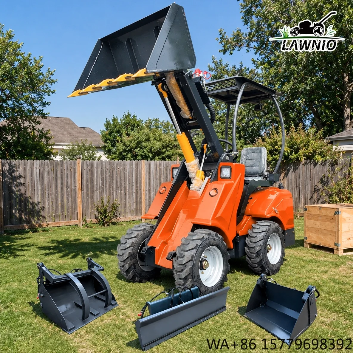 Meets International Standards Telescopic Arm Loader  Hydraulic Steering Compact Design for Farm Work Telescopic Loader