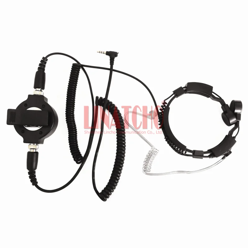 Heavy Duty VX-131 VX-132 VX-150 VX-160 FT-10R FT-40R FT-50R Walkie Talkie Earphone Tactical Throat Mic