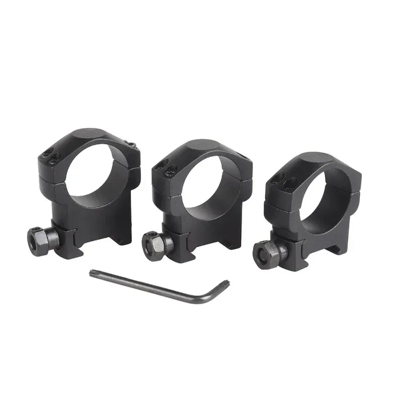 Tactische 30mm Diameter Scope Mount Ringen Basis Voor Zaklamp Fit 21mm Rail Hoge/Med/Lage speelgoed Decoratie Accessoire - imagen 3