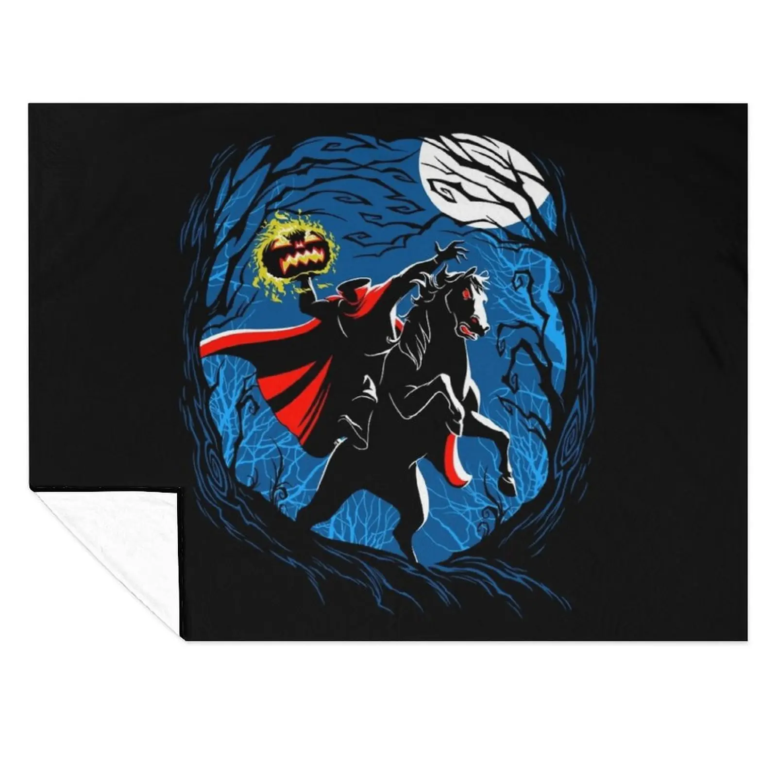

HEADLESS HORSEMAN! Throw Blanket For Decorative Sofa Vintage Travel for sofa Blankets