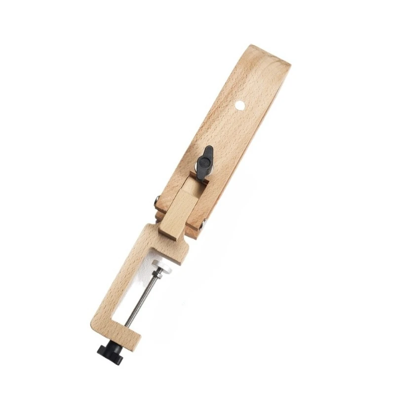 For Desktop Hand-sewn Wooden Clip, Beech/birch Board, Handmade Leather Sewing Tool