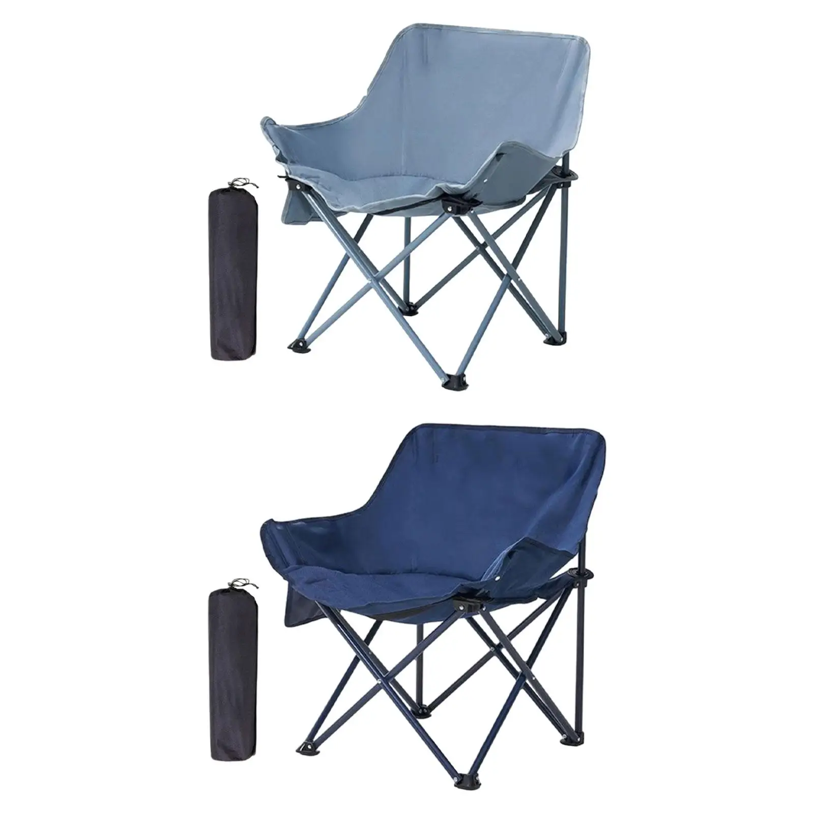 

Портативный походный стул с сумкой для хранения, боковые карманы, нескользящий уличный складной стул для пляжа, пешего туризма, барбекю, сада на улице