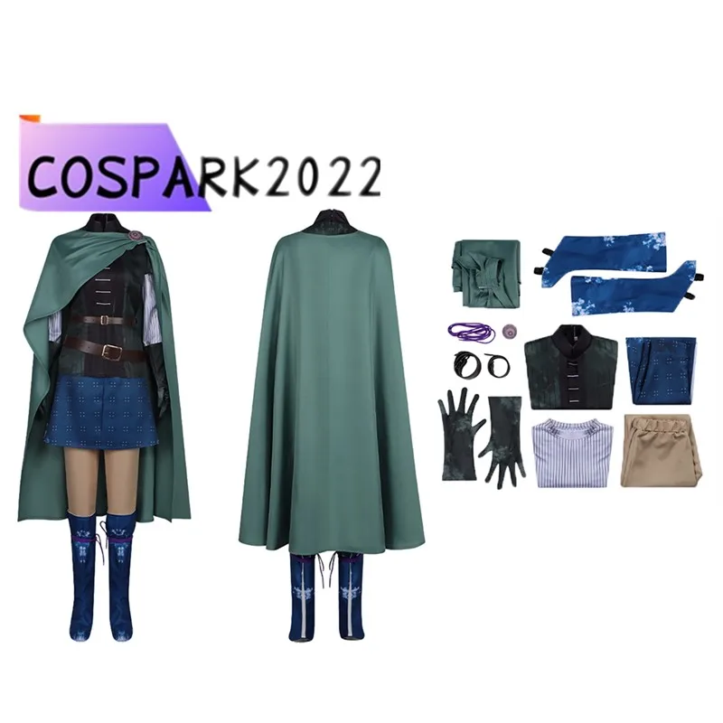 

Взрослый Скарлетт принцесса Косплей Шляпашинки мультфильм 2025 Алый костюм платье брюки плащ наряды Хэллоуин карнавальный костюм для вечеринки