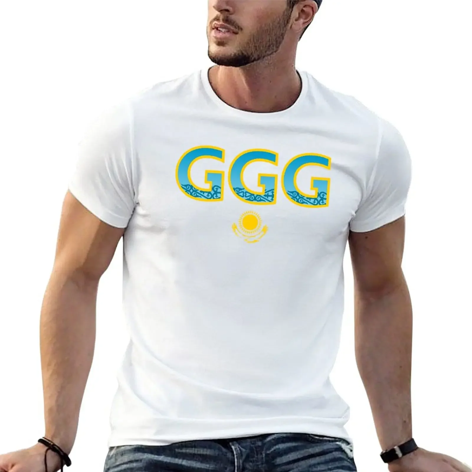 GGG Gennady Golovkin T-Shirt black t shirt Short sleeve mens t shirts