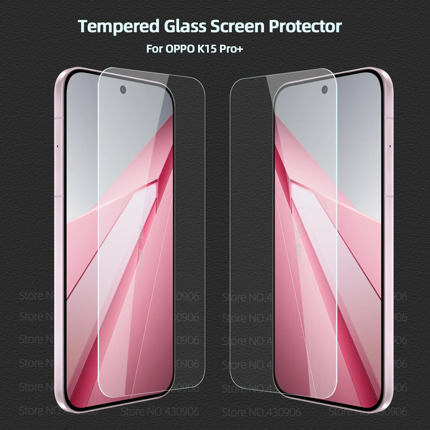 For OPPO K15 Pro+ Screen Protector Coverage High Quality Transparent Tempered Glass Film For OPPO K15 Pro+ 2.5D 9H