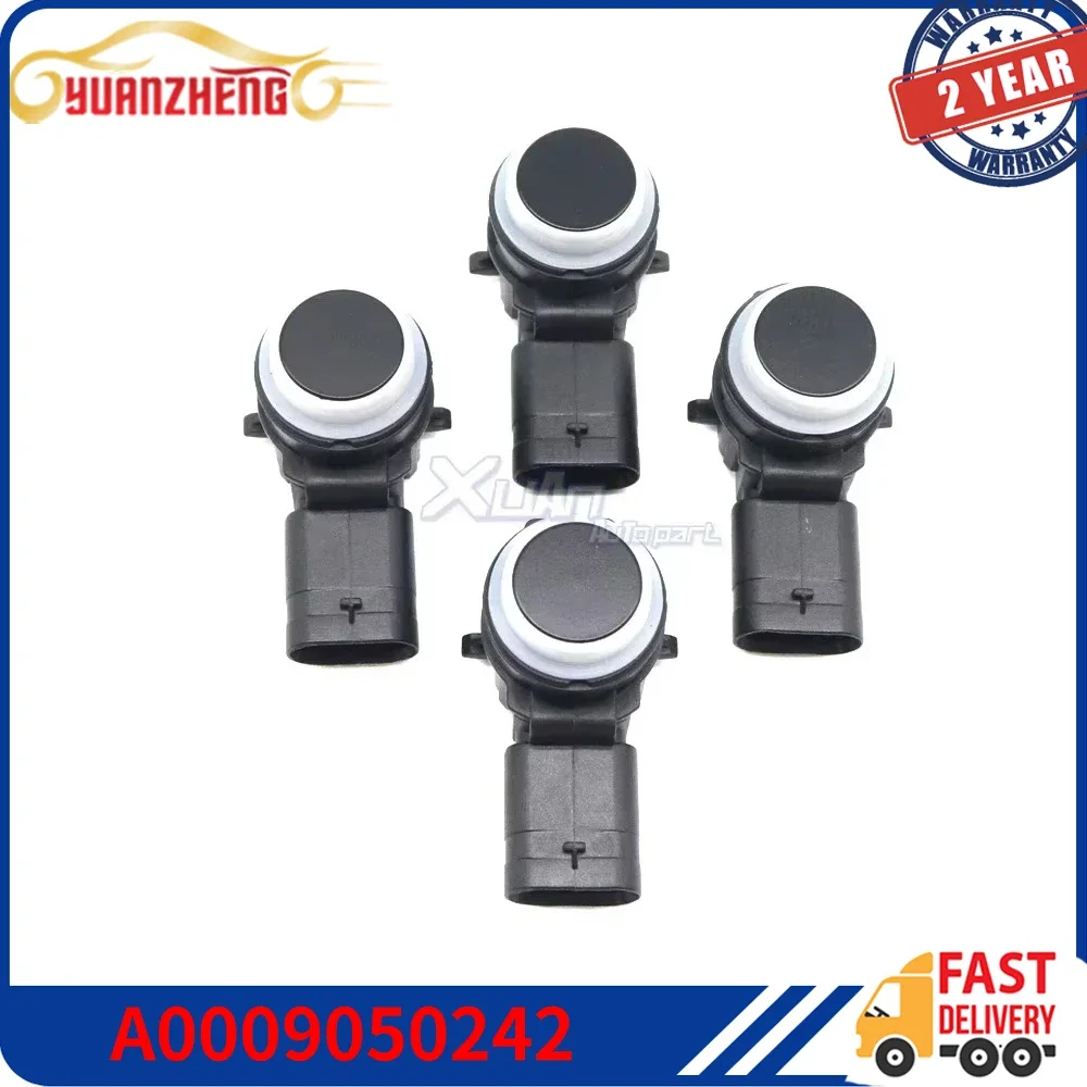 4pcs Front Left NEW PDC Parking Sensor A0009050242 Bumper Reverse Assist For Mercedes-Benz A B Class GLK SL 2012-2015 0263013053