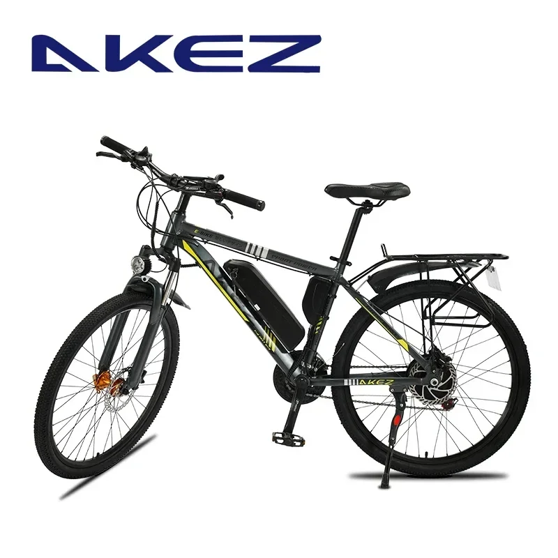 AKEZ Electric Bike 500W High-speed Motor 48V10AH Lithium battery 26-inch Thin Tire Urban Commuter E-Bike 35KM/H Adult E-bicycle