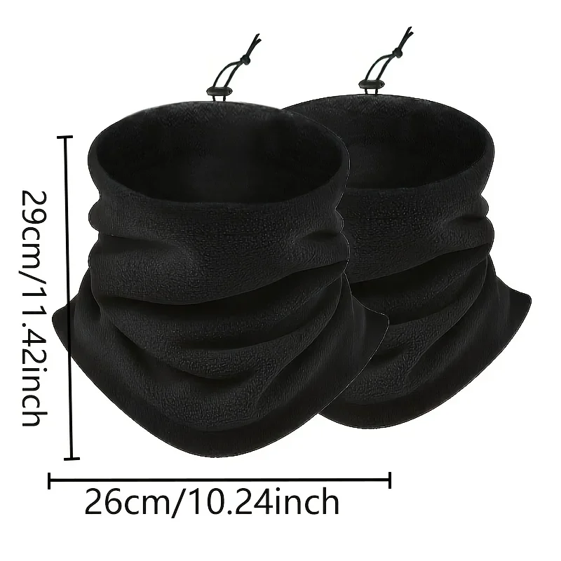 Winter MotorcycleWarm Mask Men Women Fleece Neck Outdoor Warmer Windproof Scarf Camping Hiking Balaclava Cycling Face Mask