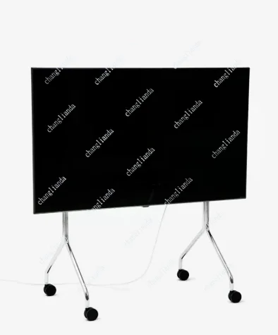 Soporte de TV para el Hogar de 43-75 Pulgadas, para Sala de Estar, Dormitorio, Acero Inoxidable, Desmontable y Simple