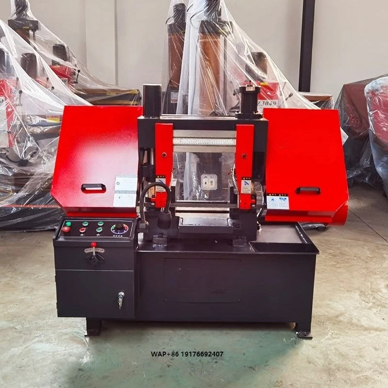 GB4230 Band Saw Metal Cutting Machine 4.0Kw Motor Small Portable Multifunctional Horizontal Belt Saw