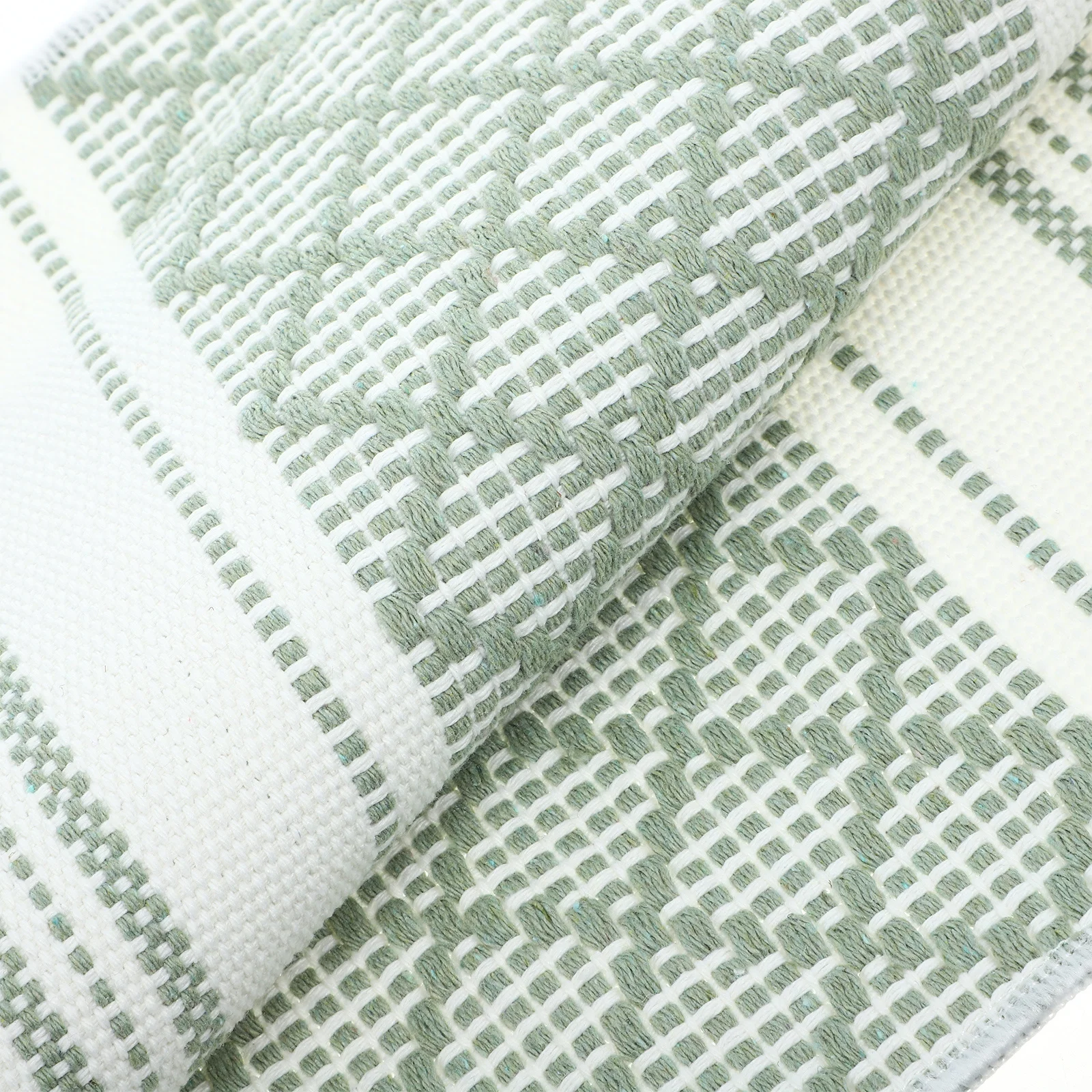 

4Pcs Dining Table Placemats Set Kitchen Polyester Cotton Soft Touch Decorative Table Mats Washable Dining Room Accessories