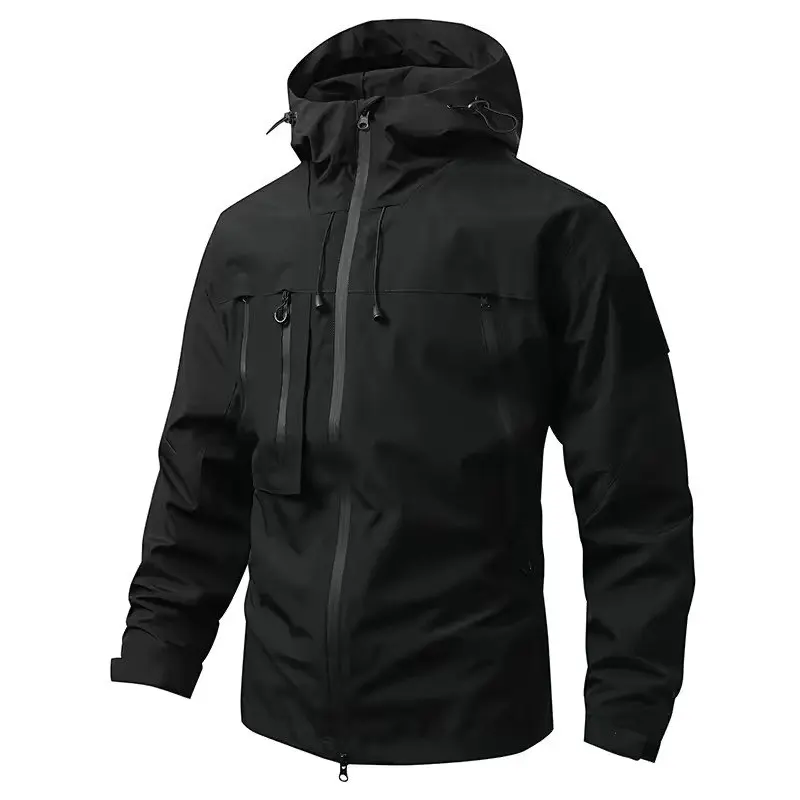 

Autumn Men's Mountain Ski Jackets Outdoor Windbreaker Hiking Hooded Coats for Men Climbing Waterproof Jackets Raincoat Clothing