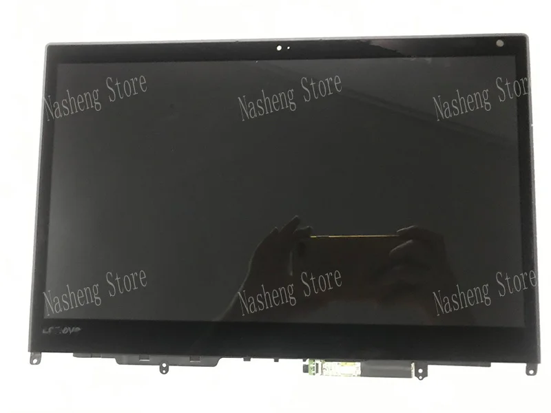 Imagem -03 - Lcd Lcd Lcd Tela de Toque Vidro Digitador Assembléia para Lenovo Thinkpad Yoga37013 Yoga 370 Lp133wf4-spa1 01hy322 com Quadro Novo 13.3