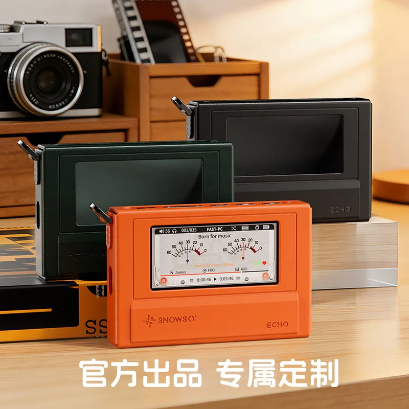 Etui FIIO Snowsky NEST-ECHO czarne/pomarańczowe/zielone/przezroczyste białe, etui 1:1 z możliwością personalizacji dla przenośnego odtwarzacza muzycznego FIIO ECHO — zdjęcie produktu 6