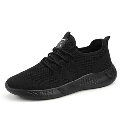 Zapatillas de correr ligeras y cómodas para hombre, zapatos deportivos informales, transpirables, antideslizantes, resistentes al desgaste, para caminar al aire libre, gran oferta