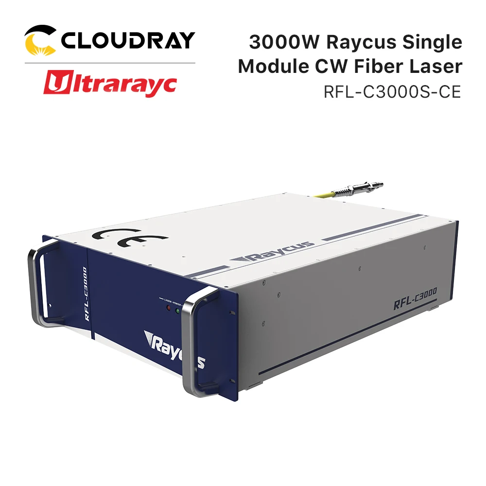 Ultrarayc Original Raycus 1064nm Fiber Laser Source RFL-C3000S Single Module 3000W CW Fiber Lasers for Cutting Welding Machine