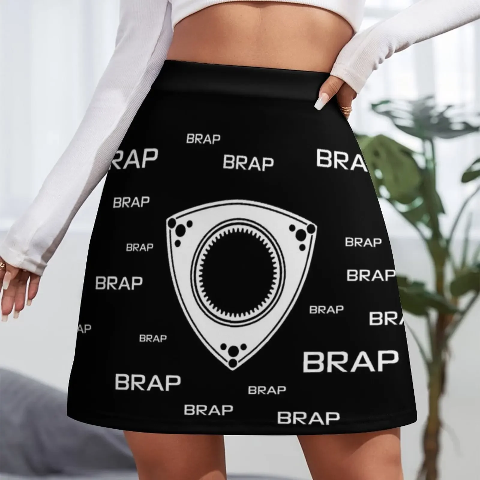 Rotary Brap (the noise a rotary engine makes) Mini Skirt korean style women clothing Short skirts Summer skirt