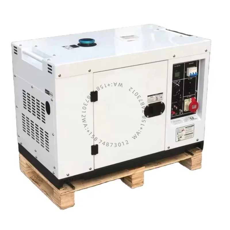 LETON POWER Soundproof Silent Die sel Generator 220v/380v 60hz 3phase Generator Standby 10kw Die sel Generator for Jamaica