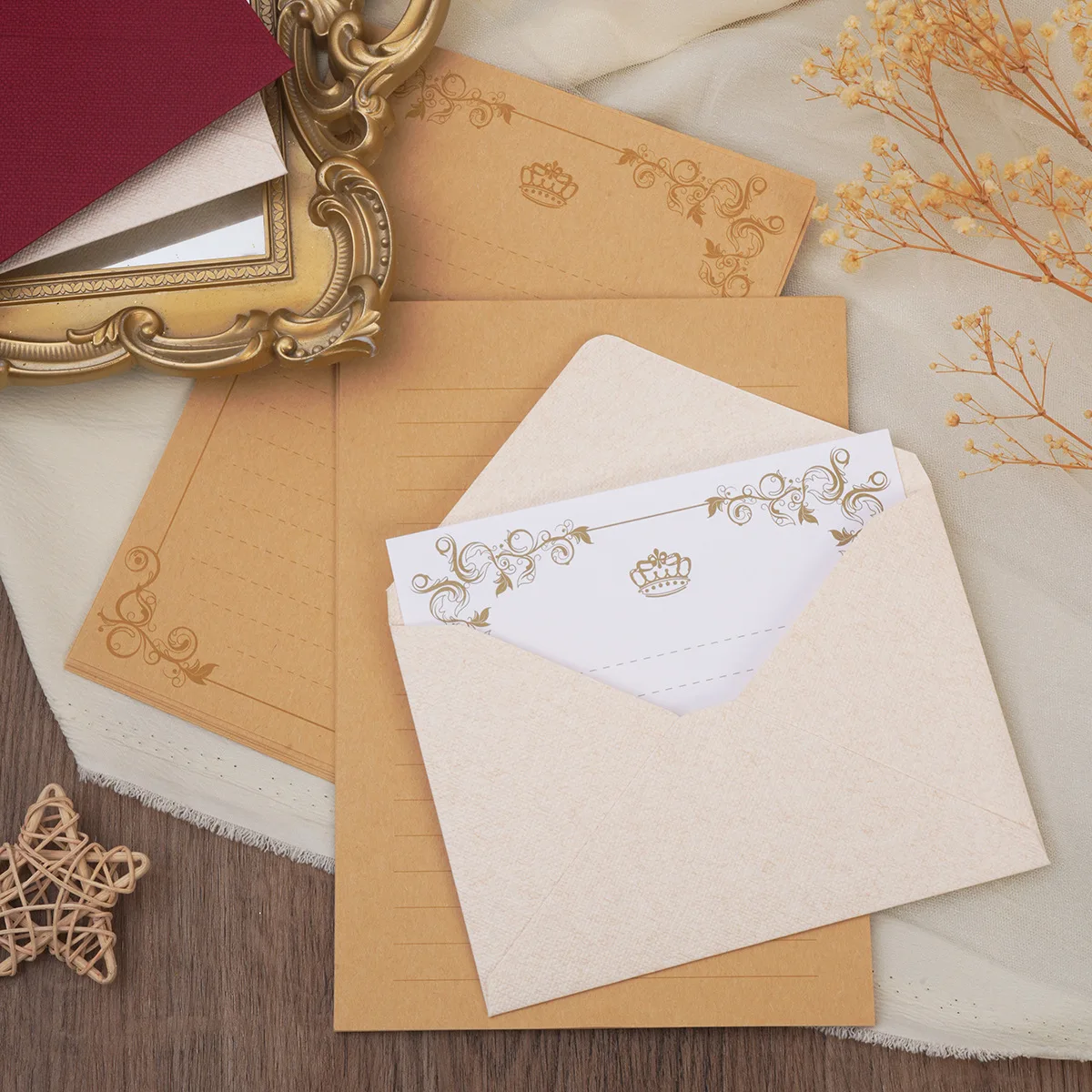 10pcs 16.1x11.2cm Envelopes 250g Paper DIY Sticker Handmade Gift Packaging Bag Wedding Party Invitation Card Envelope Stationery