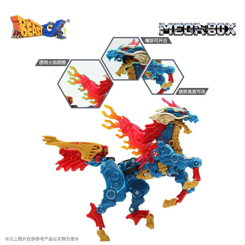 52 giocattoli trasformazione BEASTBOXMB22 MB-22 leggende cinesi Kirin unicorni Action Figure Model Boy Gift