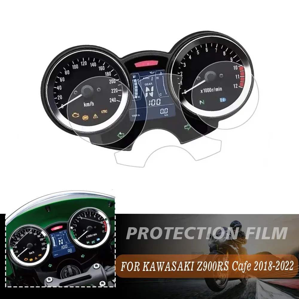 

Motorcycle Cluster Scratch Protection Film Screen Protector Instrument Dashboard For Kawasaki Z900RS Z 900 RS Cafe 2018-2022