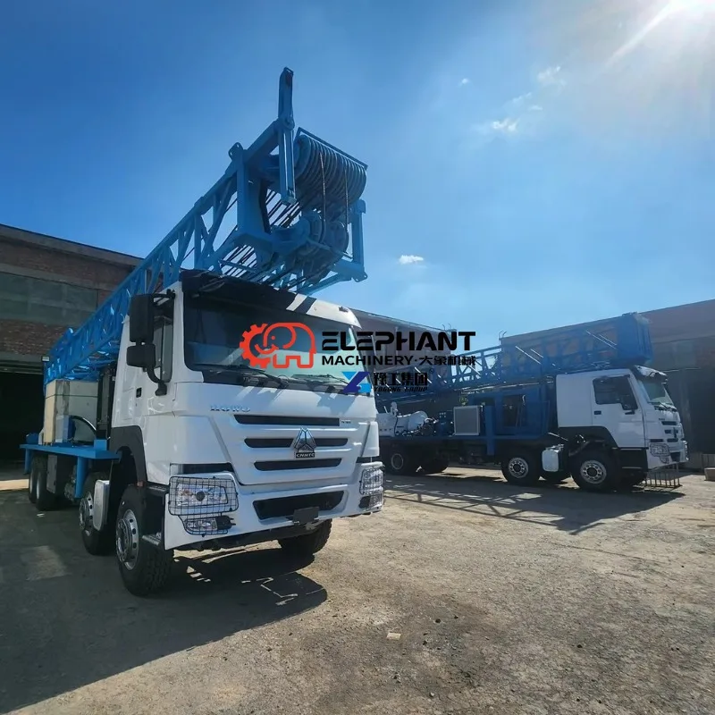 300m To 1000 Meters Truck 4*4/truck 6*6 Mounted Deep Water Well Drill Rigs