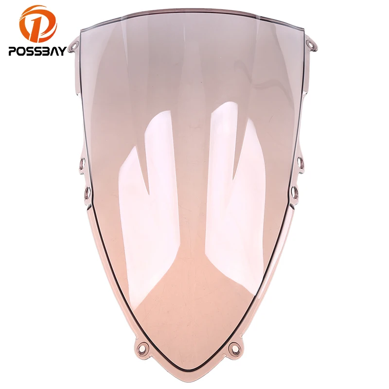 POSSBAY 3Colors Vintage Motorcycle Windscreen Protectors Motorbike Windshield For Ducati 1199 1199R 1199S Panigale 2012 2013