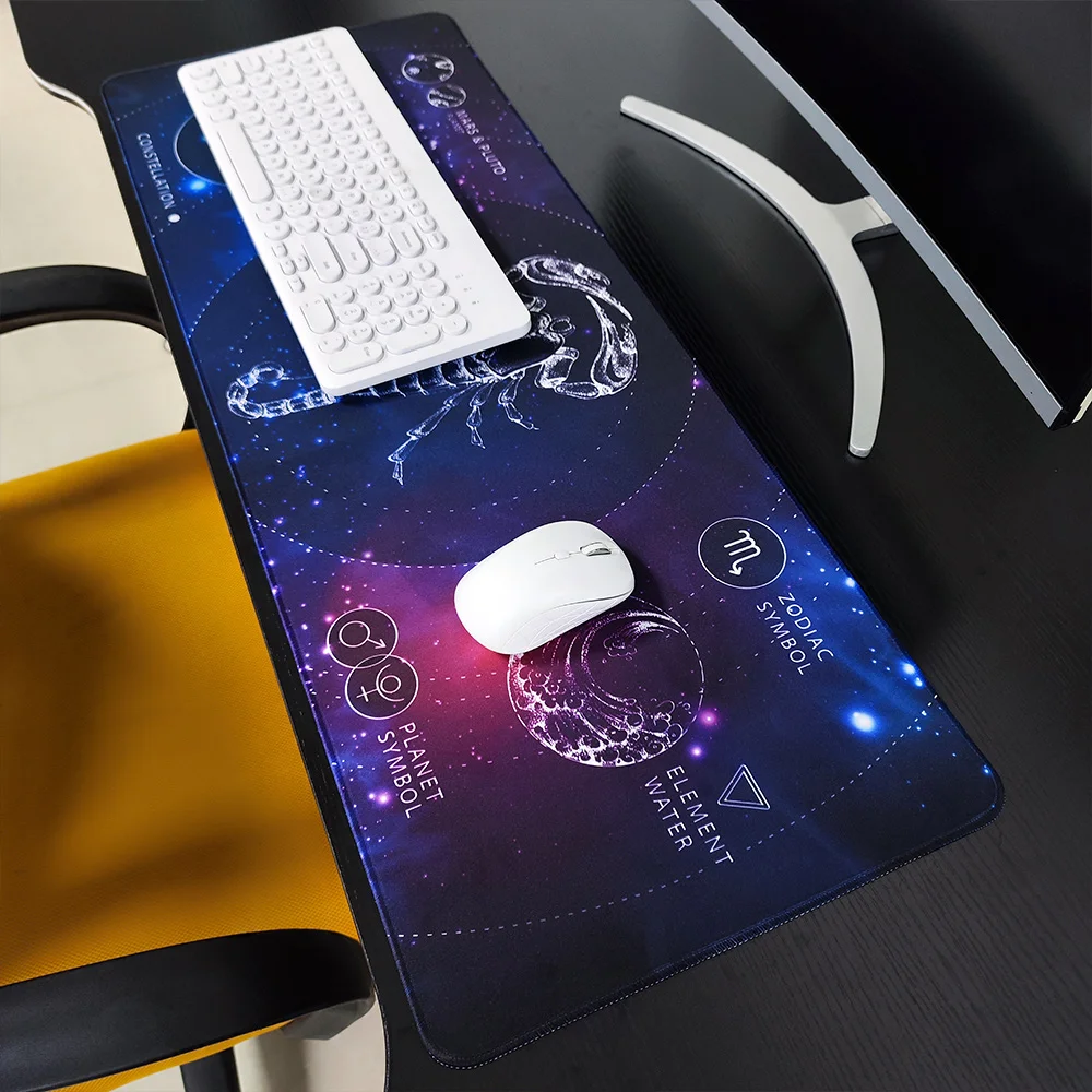 Gaming Mouse Pad Libra Mouse mat Non-Slip Office Rectangle Mouse Pad- 12.6x31.5 inch for Desk, Laptop Pad Mat.