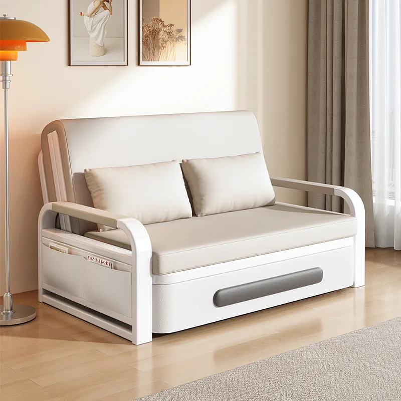 Folding Dual-purpose Sponge Sofa Bed Modern Minimalist Sofa for Compact Living Spaces