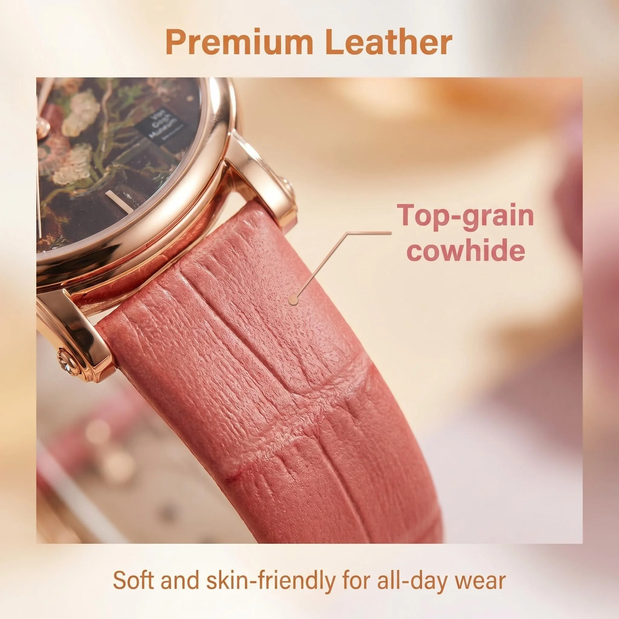 Reloj de Cuarzo de Lujo Ligero - Luxury Watch With Leather Strap reseña y precio