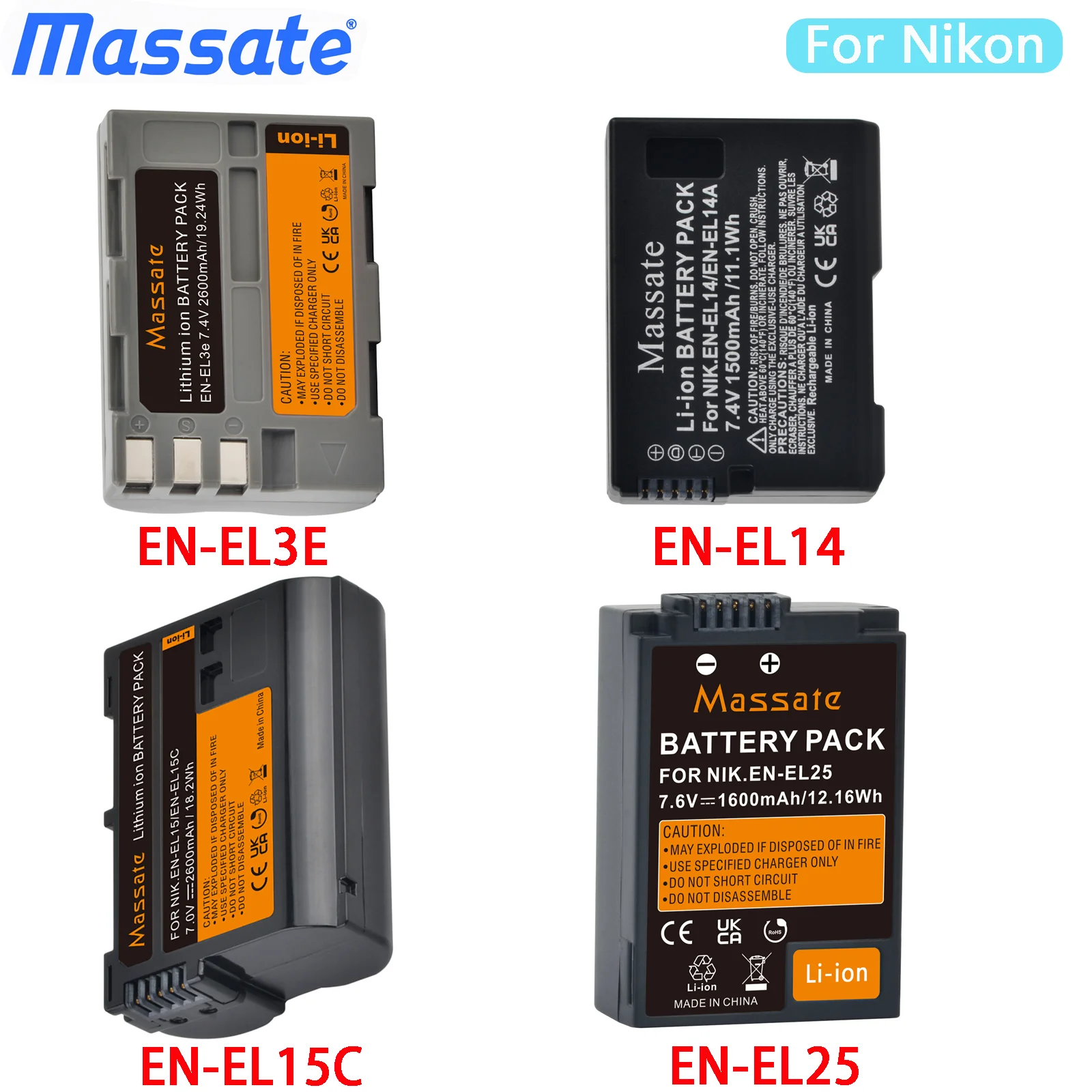 Massate EN-EL14 EN-…