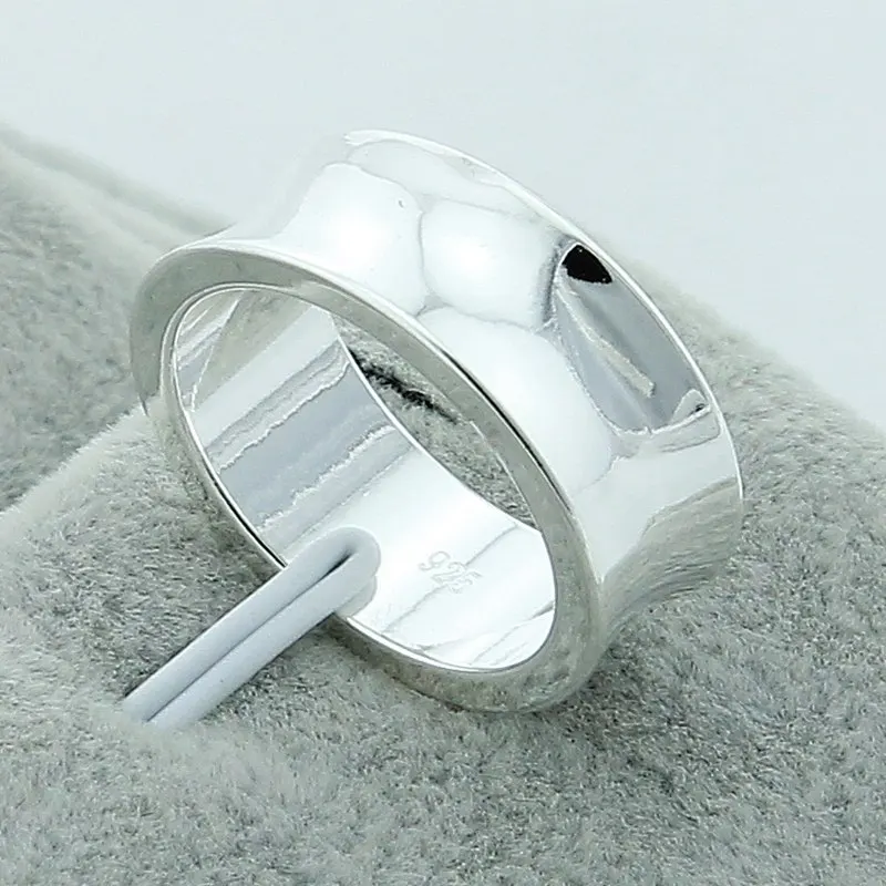 925 Sterling Silver Size 5-10 Contract Round Ring For Women Men Grace Jewelry Trend Fashionable Birthday Party Gifts