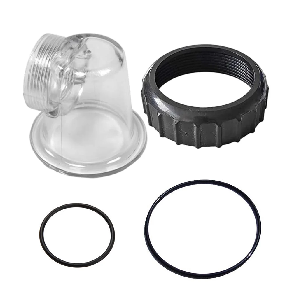 

For SPS Circulator Pump Insert Components Transparent Pre Filter Cover with O Rings for Optimal Pool Performance
