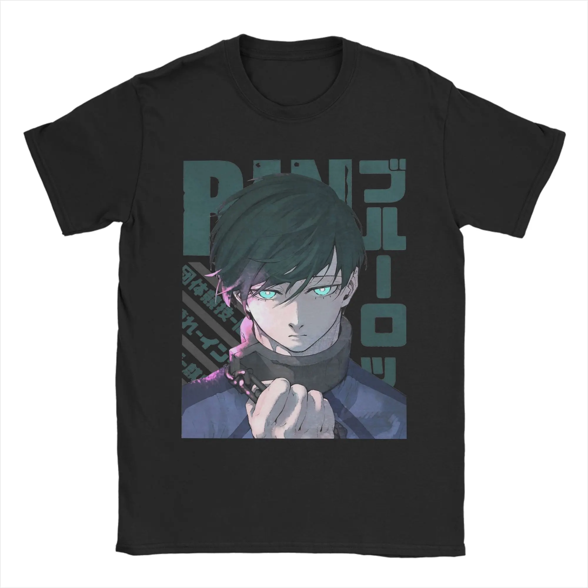 Blue Locks Rin Itoshi T-Shirts for Men  Creative Pure Cotton Tees O Neck Short Sleeve T Shirts Birthday Gift Clothes