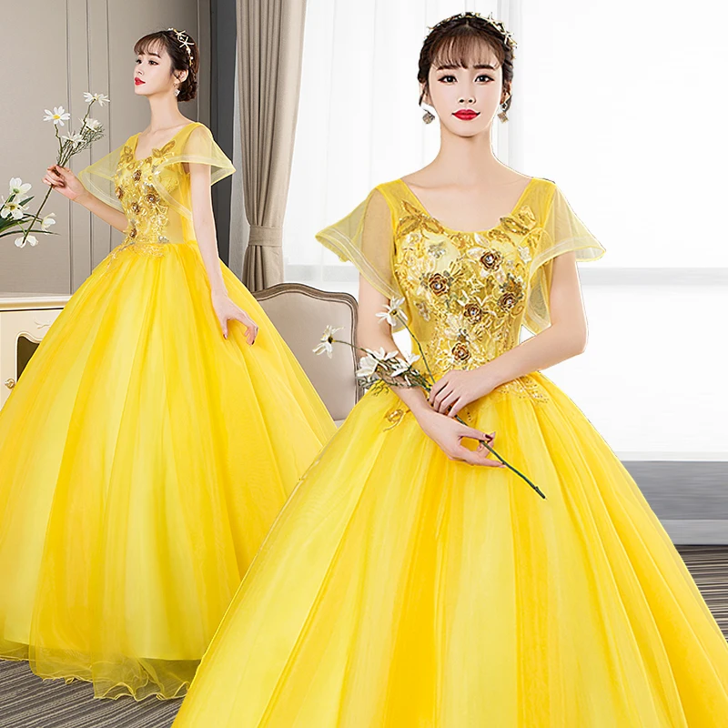 Bonbon Farbe Quince anera Kleider Mode V-Ausschnitt ärmellose Ballkleid Kleid Pailletten Blume elegante lange Suknia Balowa benutzer definierte Größe